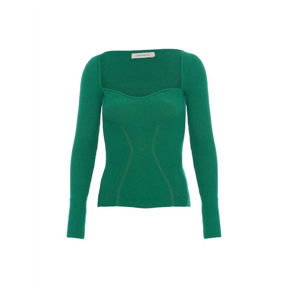 NEW PAOLA BERNARDI celine top in jade green - Picture 1 of 3